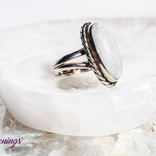 Clear (Crystal) Quartz Dish Sphere Stand - 2-2.5" Bowl Jewelry Trinket Tray Decor