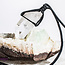 Clear (Crystal) Quartz Rough Point Necklace - Black Wax Cord Adjustable