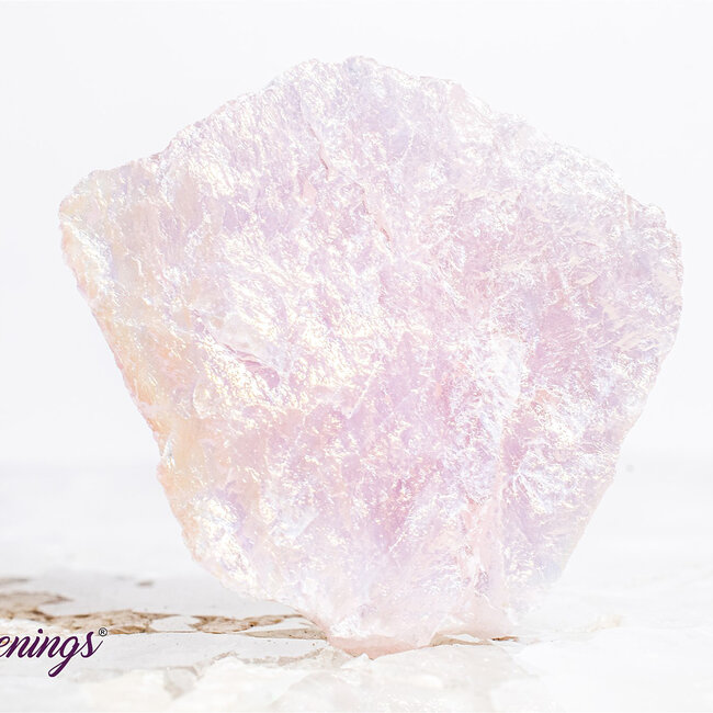 Aura Rose Quartz Rough - Medium Raw Natural