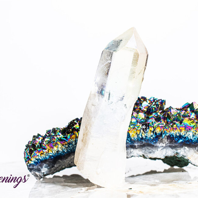White (Angel) Aura Quartz Points - Clear Medium