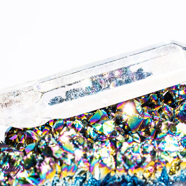 White (Angel) Aura Quartz Points - Clear Medium