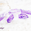 Purple Aura Quartz Points - Small Indigo Tanzan - Rough Raw