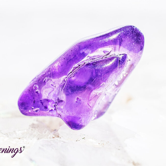 Purple Aura Quartz Points - Small Indigo Tanzan - Rough Raw