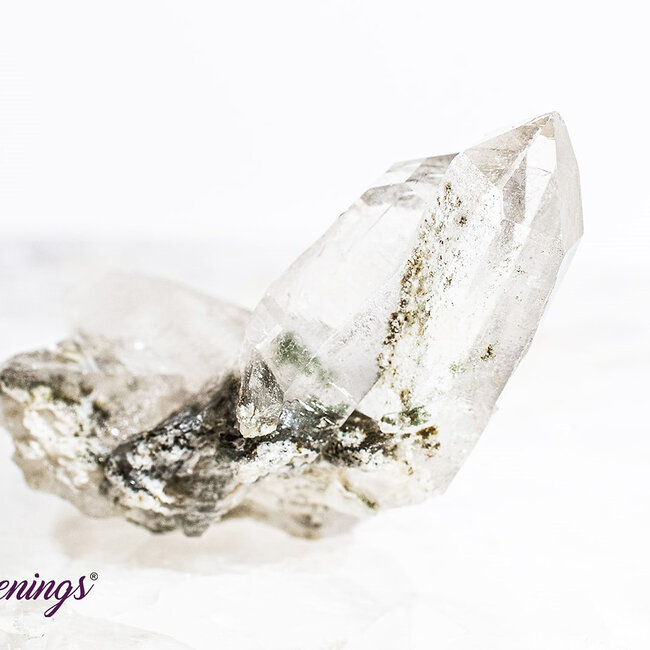 Chlorite Cluster - Garden Landscape Lodolite Phantom Ghost Quartz - Small Rough Raw Natural