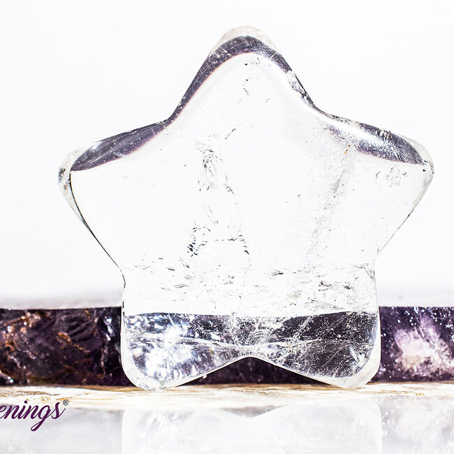 Clear (Crystal) Quartz Stars - Medium
