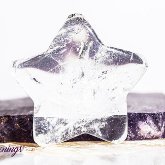 Clear (Crystal) Quartz Stars - Medium