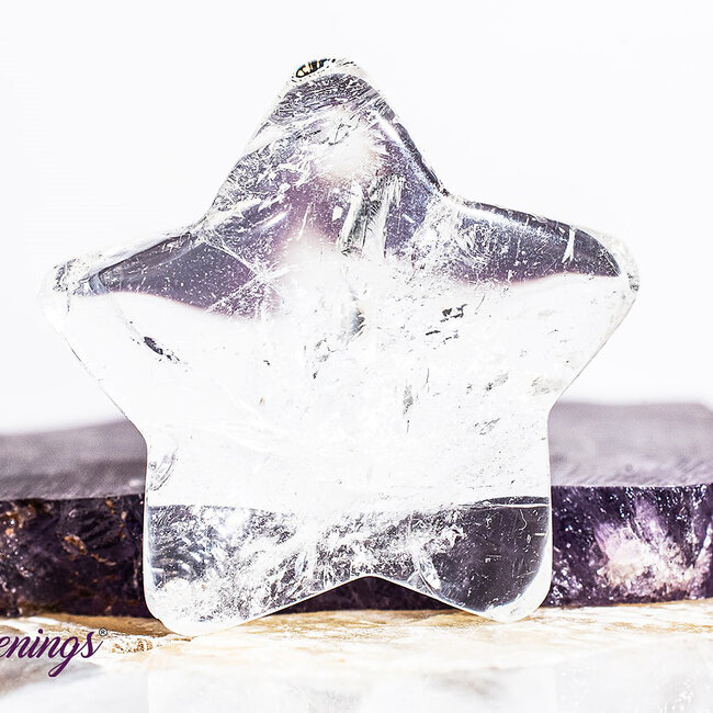 Clear (Crystal) Quartz Stars - Medium