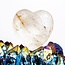 Clear Quartz Puffy Hearts - Medium