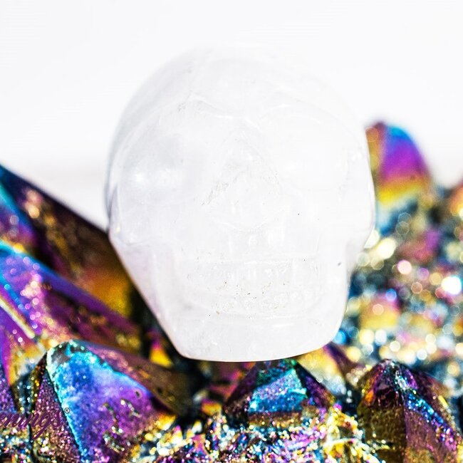 Clear (Crystal) Quartz Skulls - Mini