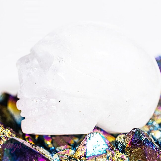 Clear (Crystal) Quartz Skulls - Mini