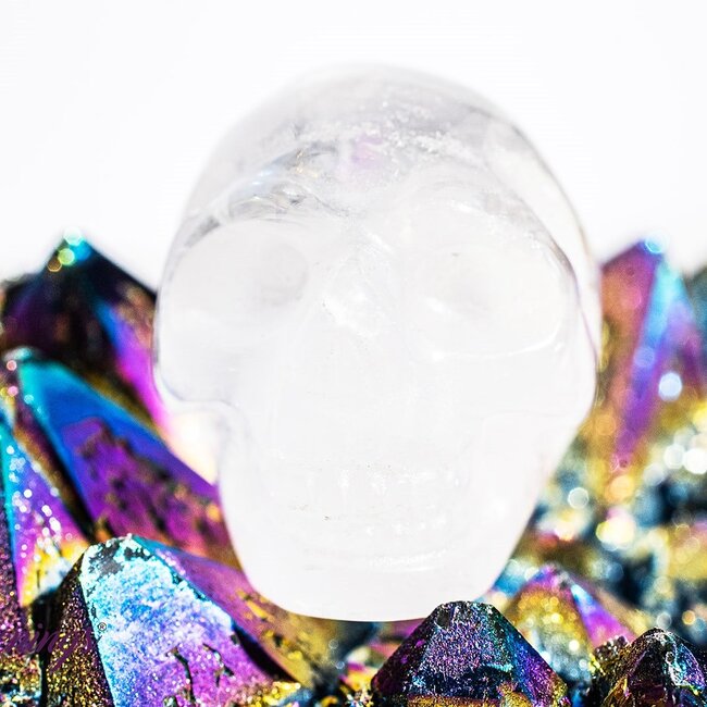 Clear (Crystal) Quartz Skulls - Mini