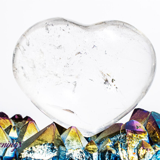 Clear (Crystal) Quartz Hearts - Small