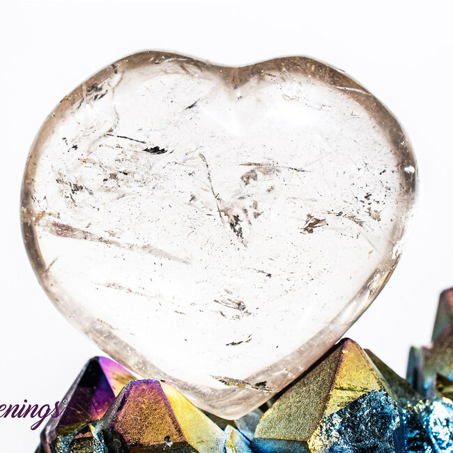 Clear (Crystal) Quartz Hearts - Small