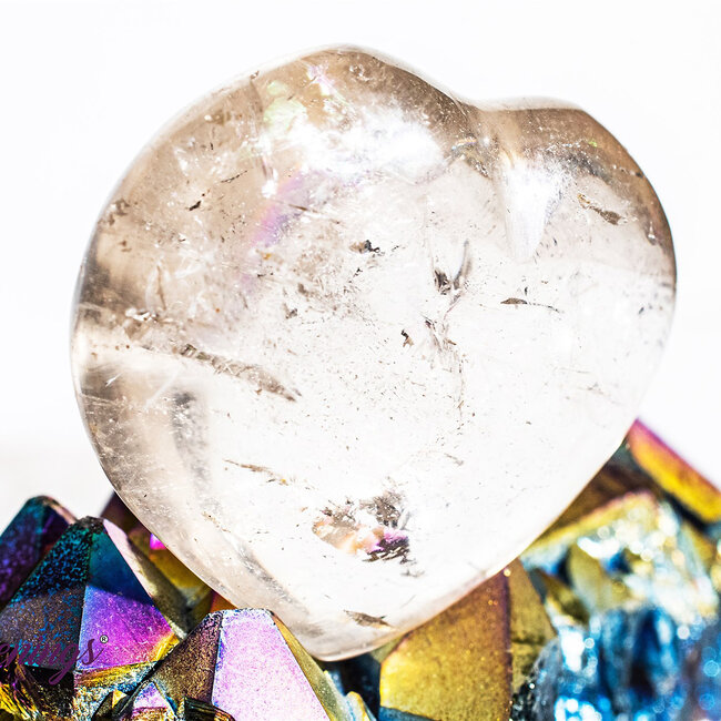 Clear (Crystal) Quartz Hearts - Small