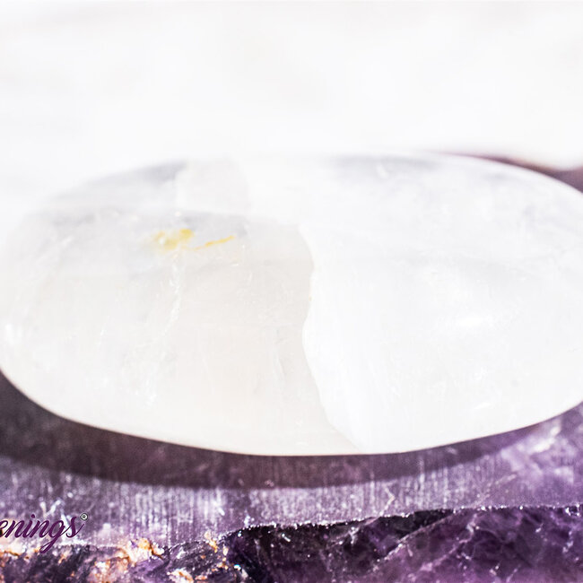 Clear (Crystal) Quartz - Palm Pillow Pocket Stone