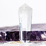 Clear (Crystal) Quartz Double Terminated DT Points - Mini Grid Faceted