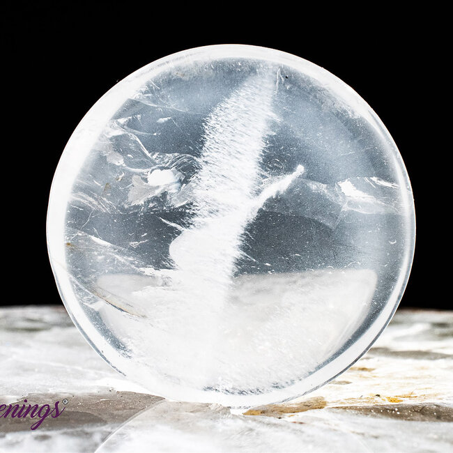 Clear (Crystal) Quartz Sphere Stand - 1.5"