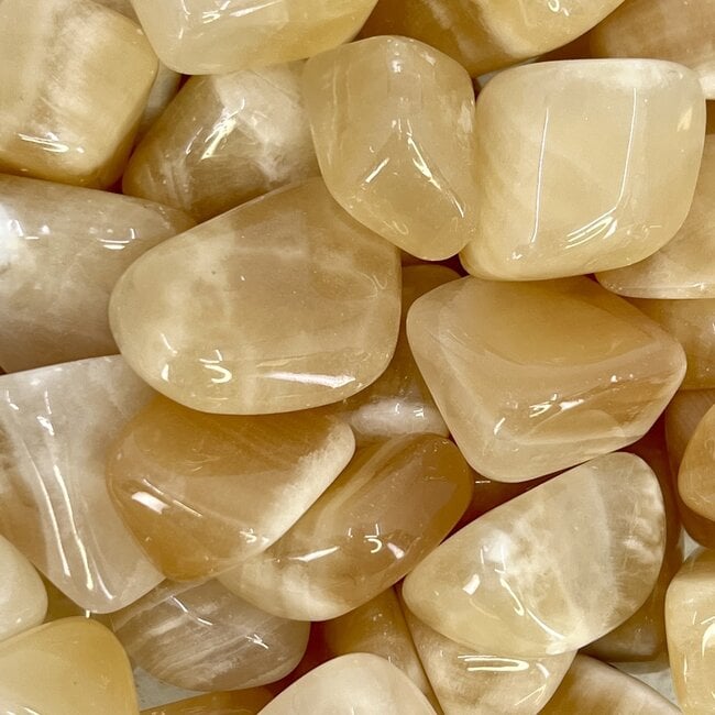 Honey (Yellow) Calcite - Tumbled Smooth