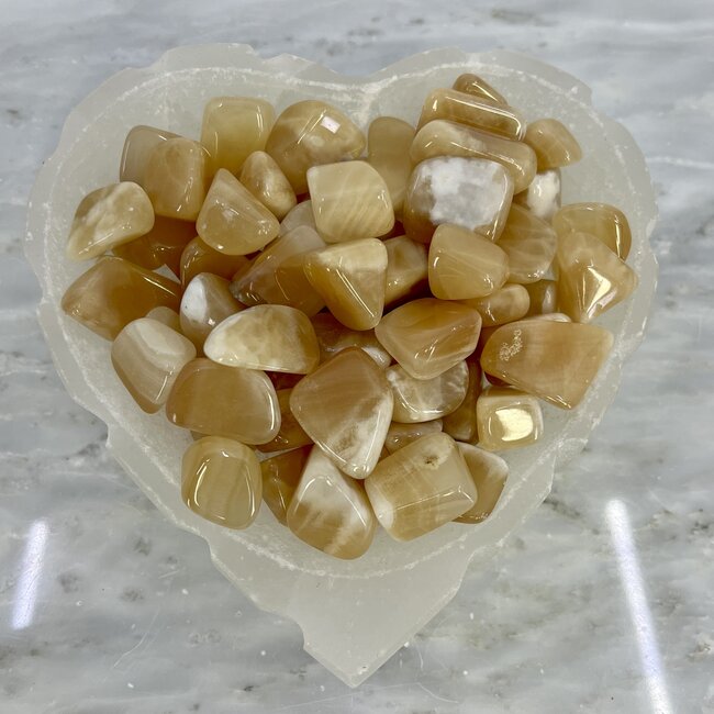 Honey (Yellow) Calcite - Tumbled Smooth