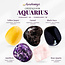 Aquarius Zodiac - Crystal Kits Astrology Set Bundle Pack