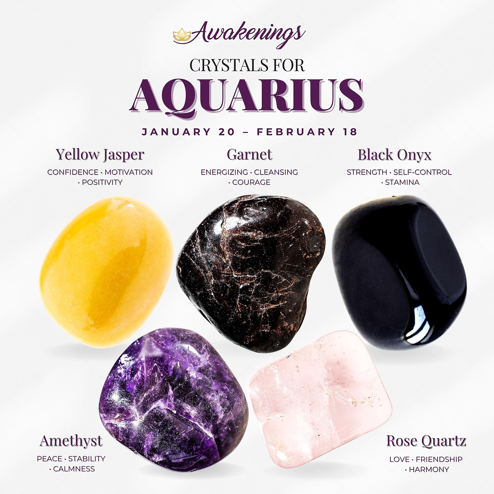 Best Crystals For Aquarius - Men And Women! - Tiny Rituals
