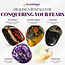 Conquer Your Fears - Crystal Kits Set Bundle Pack - Red Jasper, Unakite Jasper, Hematite, Amethyst, Amazonite