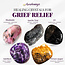 Grief Relief - Crystal Kits Set Bundle Pack - Rhodonite Apache Tear Jet Amethyst Picture Jasper