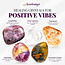Positive Vibes - Crystal Kits Set Bundle Pack Lepidolite Clear Quartz Sunstone Ametrine Lionskin Jasper