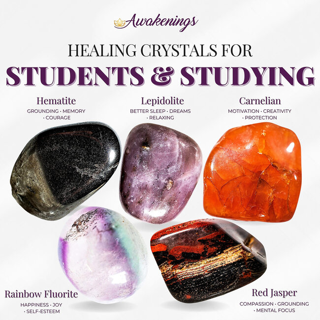 Student & Study - Crystal Kits Set Bundle Pack School