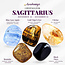 Sagittarius Zodiac - Crystal Kits Astrology Set Bundle Pack