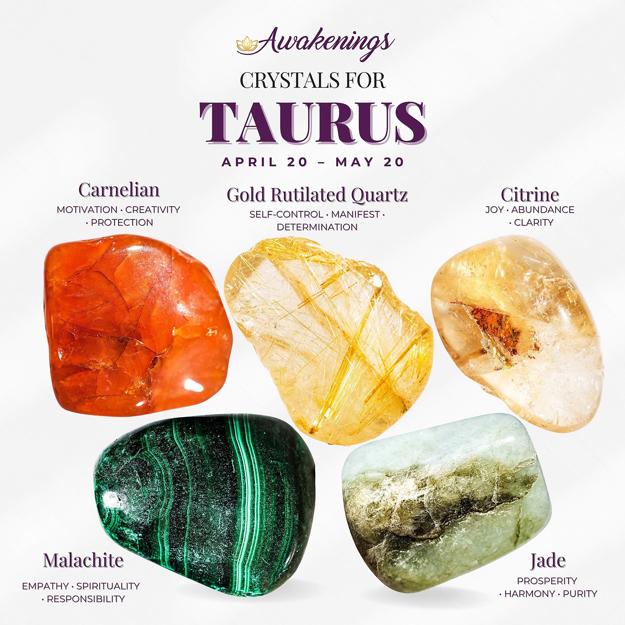 Lucky Stone Taurus Birthstone And Flower Birth Stones For Taurus