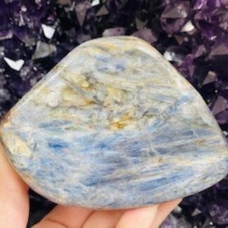 Blue Kyanite in Quartz Polished Specimen #2