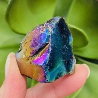 Aura Titanium Black Obsidian - Rough Raw Natural