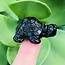 Black Obsidian Turtles-Small 1.5"