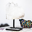 Clear (Crystal) Quartz Point on Pin Stand - Medium (7-8")