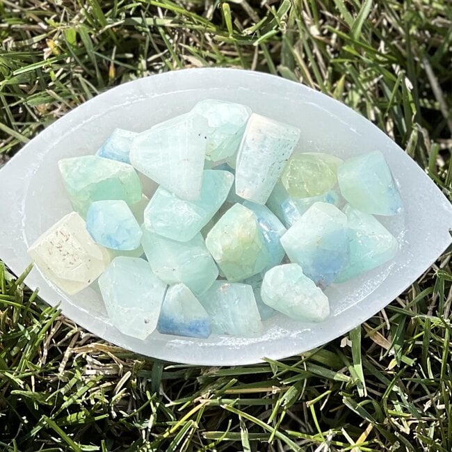 Aquamarine Polished Faceted - Tumbled