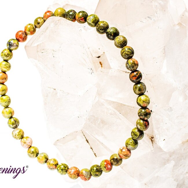Unakite Jasper Children's Bracelets -  4mm - Child, Kid