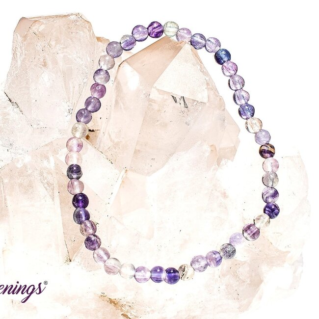 Rainbow Fluorite Children's Bracelet - 4mm - Child, Kid