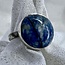 Shattuckite Ring-Size 9 Round Sterling Silver