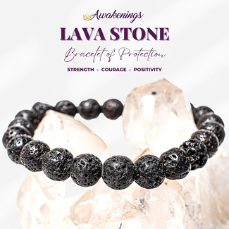 Lava Stone Bracelets - 8mm