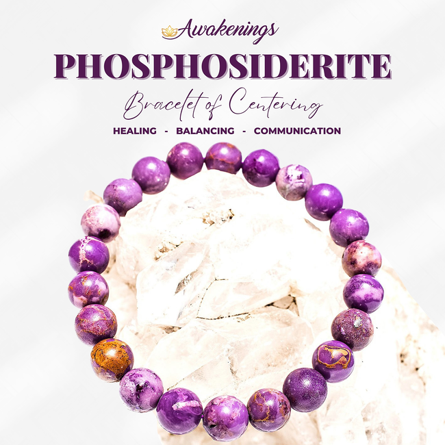 Phosphosiderite bracelet deals