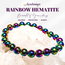 Rainbow Hematite Bracelet- 8mm