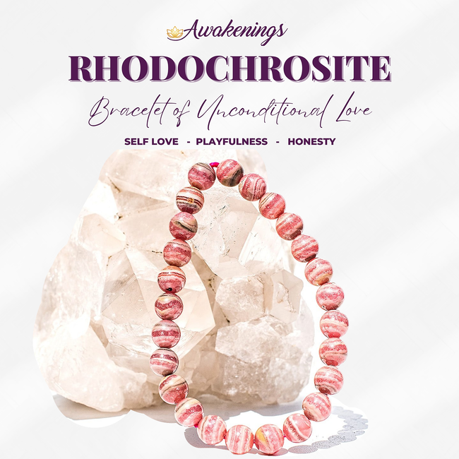 Rhodochrosite Bracelets - 8 - 9mm