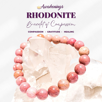 Rhodonite Bracelets - 8mm