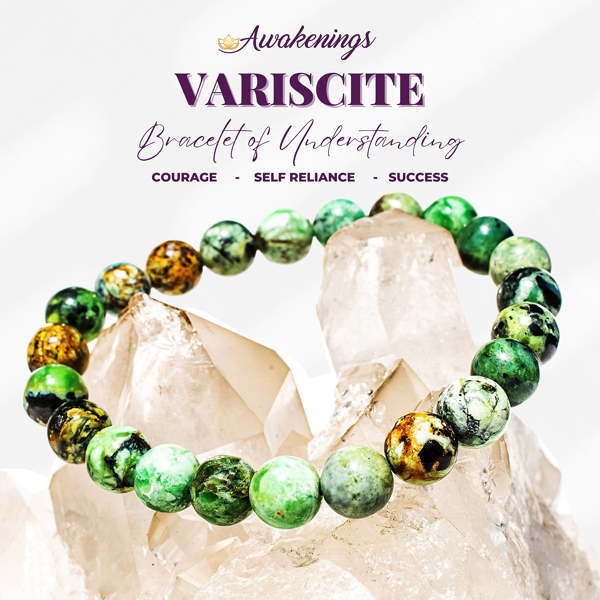 Variscite Bracelet 8mm
