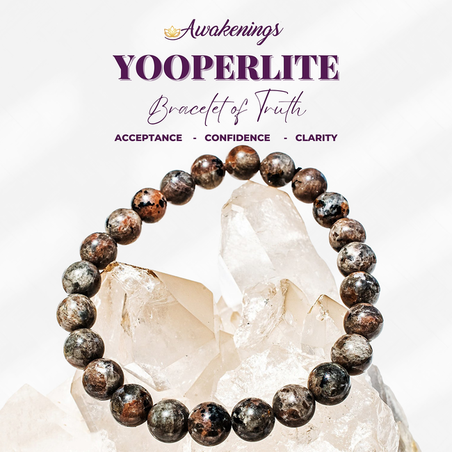 Yooperlite (Glowdalite Emberlite Flame Stone) Bracelet- 8mm