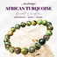 African Turquoise Bracelet-8mm