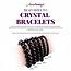 Crackled Clear Quartz Crystal  Bracelet-8mm