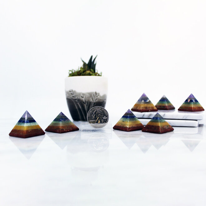 Chakra Mini Pyramid - 1"