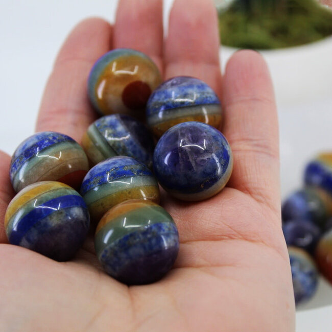 Chakra Rainbow Spheres Orb - 30mm
